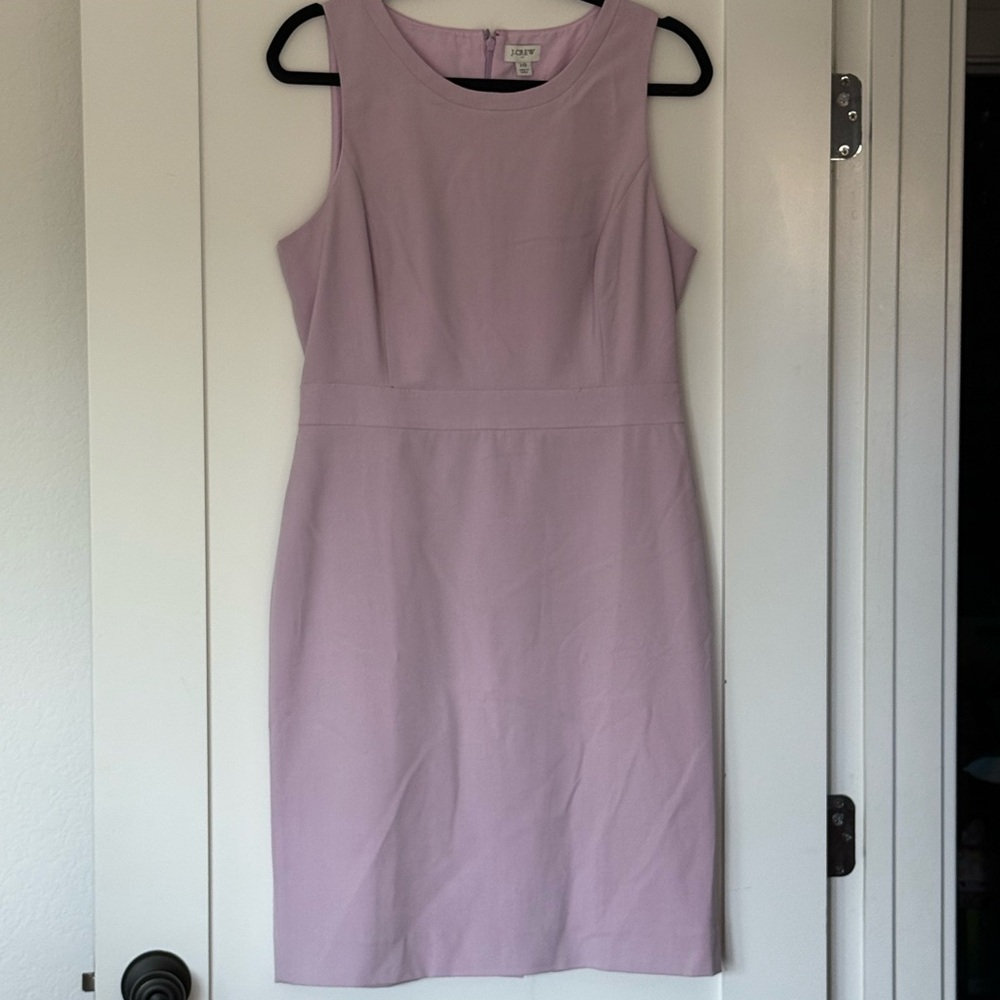 J. Crew Factory Lavender Purple Sleeveless Sheath Dress US size 10